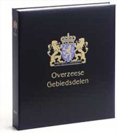 DAVO 844 Luxus Binder Briefmarkenalbum In Übersee Terr. IV - Large Format, Black Pages