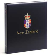 DAVO 6941 Luxus Binder Briefmarkenalbum Neuseeland I - Large Format, Black Pages
