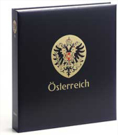 DAVO 7245 Luxus Binder Briefmarkenalbum Österreich V - Formato Grande, Fondo Negro