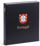 DAVO 7542 Luxus Binder Briefmarkenalbum Portugal II - Formato Grande, Fondo Negro