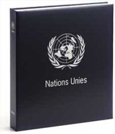 DAVO 8240 Luxus Binder Briefmarkenalbum Vereinten Nationen (keine Zahl) - Large Format, Black Pages