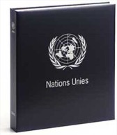 DAVO 8242 Luxus Binder Briefmarkenalbum Vereinten Nationen II - Formato Grande, Fondo Negro