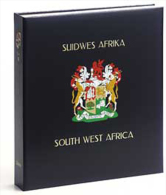 DAVO 9442 Luxus Binder Briefmarkenalbum S.W Afrika / Namibia II - Formato Grande, Fondo Negro