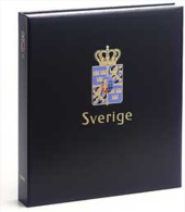 DAVO 9643 Luxus Binder Briefmarkenalbum Schweden III - Formato Grande, Fondo Negro