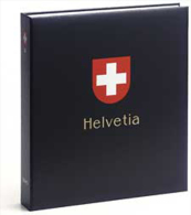 DAVO 9741 Luxus Binder Briefmarkenalbum Schweiz I - Formato Grande, Fondo Negro