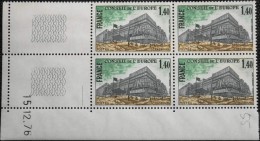 FRANCE COIN DATE Du 15.12.76  - 4 TIMBRES De SERVICE NEUFS** N° 55 Y&T : 17,00€ - 1970-1979