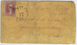 STATI UNITI - UNITED STATES - USA - US - 1870 - Six 6 Cents A.Lincoln - Viaggiata Da Ohio Per Cardiff, England - Briefe U. Dokumente