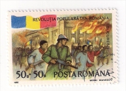 ROMANIA 1990 RIVOLUZIONE USATO - Used Stamps