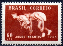 BRAZIL 1955 5th Children´s Games, Rio De Janeiro - 60c Young Athletes MNH - Unused Stamps