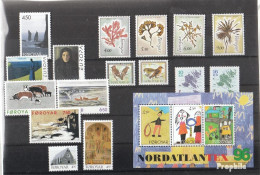 Dänemark - Färöer 1996 Postfrisch Kompletter Jahrgang In Sauberer Erhaltung - Ganze Jahrgänge