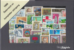 Österreich 1988 Postfrisch Kompletter Jahrgang In Sauberer Erhaltung - Ganze Jahrgänge