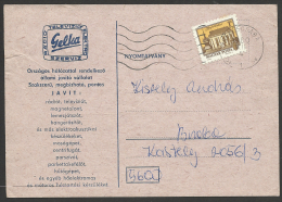 Hungary,  Card, Gelka- TV  Service, 1980. - Cartas & Documentos