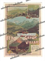 Alpes Vaudoises - Gryon Villars Chesieres Bex Chemin De Fer Electrique - Storia Postale COMPUTER - Villars-les-Moines