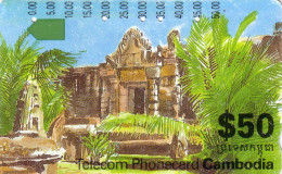 CAMBODGE CAMBODIA TEMPLE TAMURA ICM 3-2-3 50$ UT TRACES USURES - Cambodia