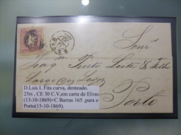 D.LUIS I (1862-1864) CUNHO V - Storia Postale