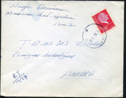 TURKEY, Mi. 2276, 14 / XI / 1975 Grand National Assembly Of Turkey Arrival Postmark, 13 / XI / 1975 Registered Izmit - Storia Postale