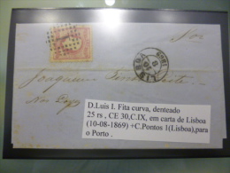 D.LUIS I (1867-1870) CUNHO IX - Covers & Documents