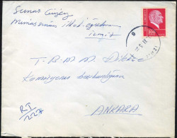 TURKEY, Mi. 2276, 14 / XI / 1975 Grand National Assembly Of Turkey Arrival Postmark, 13 / XI / 1975 Registered Izmit - Storia Postale