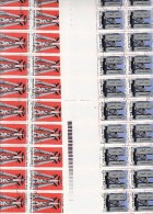 Polonia 1981 - Yt 2597/98  Used Fogli Completi Di 35val.   Monumenti Vittime Dicembre 1970 - Full Sheets