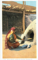 INDIEN ... INDIAN ... BAKING BREAD ... PUEBLO OF TESUQUE ... NEW MEXICO ... BOULANGER - Amérique