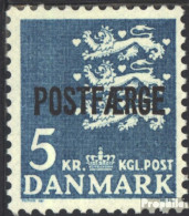 Dänemark PA44 (kompl.Ausg.) Postfrisch 1972 Paketmarke - Colis Postaux