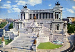 Roma - Altare Della Patria - 209 - Formato Grande Viaggiata Mancante Di Affrancatura - Altare Della Patria