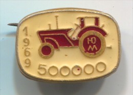 Tractor  Trattore Tracteur - Russia Soviet Union, Vintage Pin Badge - Tractors