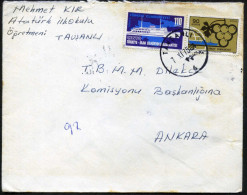 TURKEY, Mi. 2236, 2312; 8/ XI /1975 Grand National Assembly Of Turkey Arrival Postmark, 7/ XI / 1975 Registered Tavsanli - Lettres & Documents