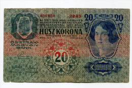 Hongrie Hungary Ungarn Autriche Austria 20 Kronen / Korona 1913 Ovp "Somogy Varmegye Kötcse Község" - Hungría