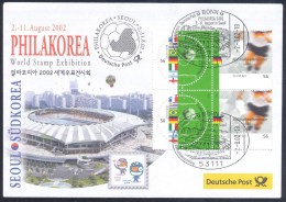 Germany 2002 Cover: Football Fussball Calcio Soccer Seoul Olympic Stadium; World Cup 2002; Philkorea - 2002 – Zuid-Korea / Japan