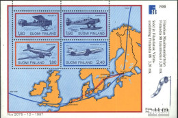 Finnland Block4 (kompl.Ausg.) Postfrisch 1988 FINLANDIA88 Postbeförderung - Blocks & Sheetlets