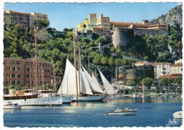 MONACO-LE PORT ET LE PALAIS DU PRINCE / THEMATIC STAMP-MEDICINE - NATIONAL MULTIPLE SCLEROSIS SOCIETY 1962 - Harbor