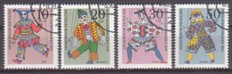 Marionetten, BRD  650/53 , O  (M 1194) - Marionetas