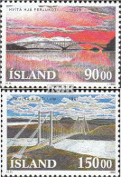 Island 782-783 (kompl.Ausg.) Postfrisch 1993 Brücken - Neufs