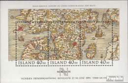 Island Block11 (kompl.Ausg.) Postfrisch 1990 NORDIA - Blokken & Velletjes