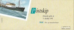 Island MH4 (kompl.Ausg.) Postfrisch 1991 Postschiffe - Booklets