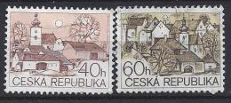 Czech-Republic  1995  Townscapes  (o)  Mi.71-72 - Used Stamps