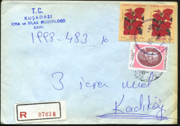 TURKEY, Michel 3076, 3125; 17 / 7 / 1998 Registered Kusadasi Postmark, With Arrival Postmark - Storia Postale