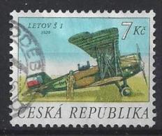 Czech-Republic  1996  Biplanes  (o)  Mi.127 - Used Stamps