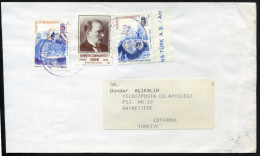 TURKEY, Michel 2863, 2975, 2977; 22/8/1998 Tesvikiye Postmark, With Arrival Postmark - Cartas & Documentos
