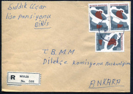 TURKEY, Mi. 2343, 16 / XI / 1975 Grand National Assembly Of Turkey Arrival Postmark, 13 / XI / 1975 Registered Bitlis - Lettres & Documents