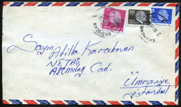 TURKEY, Michel 2541, 2534, 2482; 2 / XI / 1980, Erzincan Postmark, With Arrival Postmark - Briefe U. Dokumente