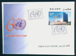 EGYPT / 2005 / UN / 60th Anniversary Of United Nations Organization / FDC - Storia Postale