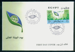 EGYPT / 2005 / World Environment Day / The Green Cities / FDC - Cartas & Documentos