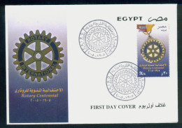 EGYPT / 2005 / Centennial Of Rotary International Movement  / FDC - Brieven En Documenten