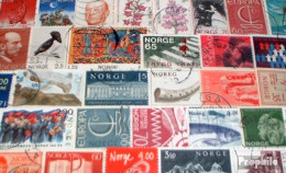 Norwegen 100 Verschiedene  Sondermarken Und Großformate - Verzamelingen