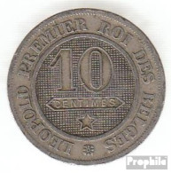 Belgien KM-Nr. : 22 1861 Sehr Schön Kupfer-Nickel Sehr Schön 1861 10 Centimes Löwe Im Kreis - 10 Cent