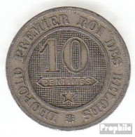Belgien KM-Nr. : 22 1862 Vorzüglich Kupfer-Nickel Vorzüglich 1862 10 Centimes Löwe Im Kreis - 10 Cent