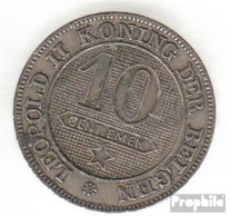 Belgien KM-Nr. : 43 1894 Sehr Schön Kupfer-Nickel Sehr Schön 1894 10 Centimes Löwe Im Kreis - 10 Cent