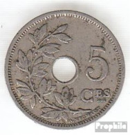Belgien KM-Nr. : 46 1902 Vorzüglich Kupfer-Nickel Vorzüglich 1902 5 Centimes Gekröntes Monogramm - 5 Cents